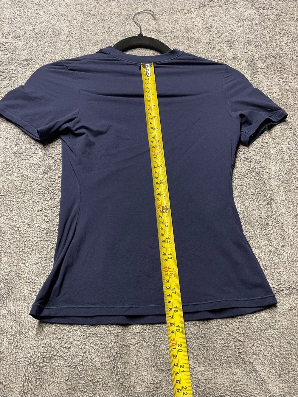 SKIMS Navy Short Sleeve Seamless Tee - Deep Navy - Picture 7 of 7